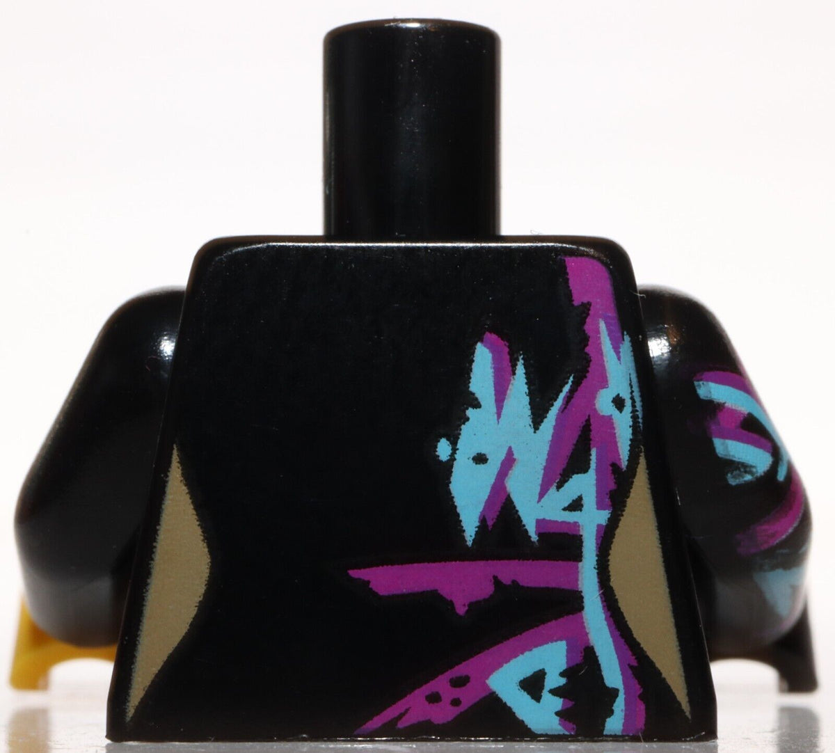 Lego Torso Female Purple Medium Azure Markings Pattern Gems In the Attic