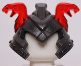 Lego Headgear Helmet Ninjago Cheek Protection Molded Trans Red Snake Heads