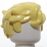 Lego Bright Light Yellow Hair Tousled and Sticking Out on Both Sides
