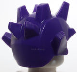 Lego Dark Purple Minifigure Headgear Head Top Gargoyle Spikes and Ears