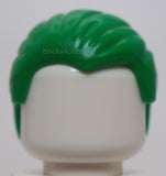 Lego Green Minifigure  Hair Combed Front to Rear Draco