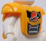 Lego Armor Breastplate Shoulder Pads 4 Studs on Back Classic Space Logo