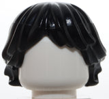 Lego Black Minifigure Hair Tousled and Layered Luke Skywalker