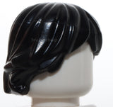 Lego Black Minifigure Hair Tousled and Layered Luke Skywalker