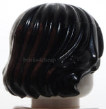 Lego Black Minifigure Hair Tousled and Layered Luke Skywalker