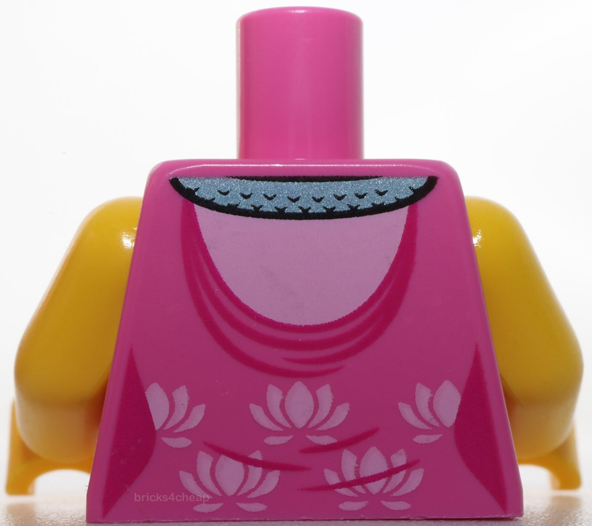 lego pink dress Lego Female Dress Magenta Bright Pink Flowers Metallic Light Blue Snak Gems In the Attic