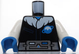 Lego Torso Jacket Dark Blue Pocket White Fur Collar Blue Ice Planet Logo