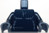 Lego Torso Sand Blue Fur Lines Pattern