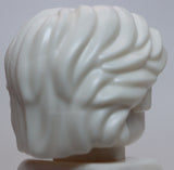 Lego White Minifigure Hair Short Wavy with Center Part