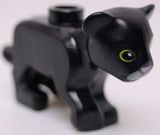 Lego Cat Large Baby Cub with Bright Pink Nose Light Bluish Gray Muzzle