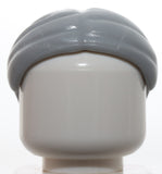 Lego Light Bluish Gray Minifigure Hair Female with Elaborate Knot Bun