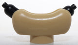 Lego Food Black Hot Dog Sausage and Tan Bun