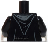 Lego Torso Robe with Hood Dark Bluish Gray Sweater White Shirt  Hogwarts Crest