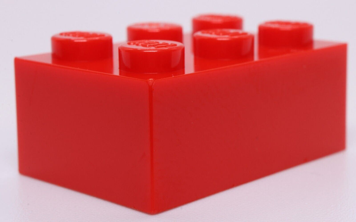 Lego 4x Red 2 x 3 Brick – Gems In the Attic