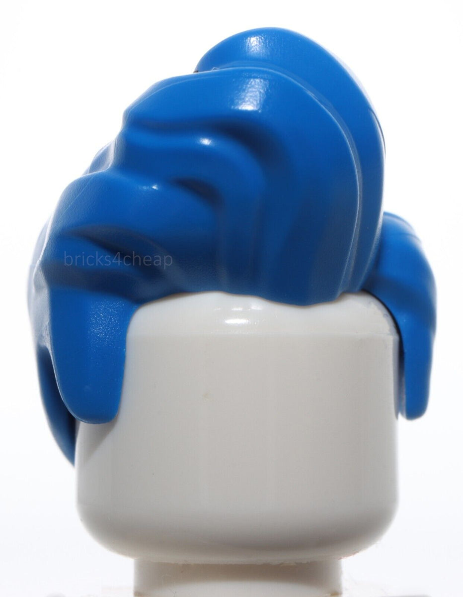 Lego minifigure blue discount hair