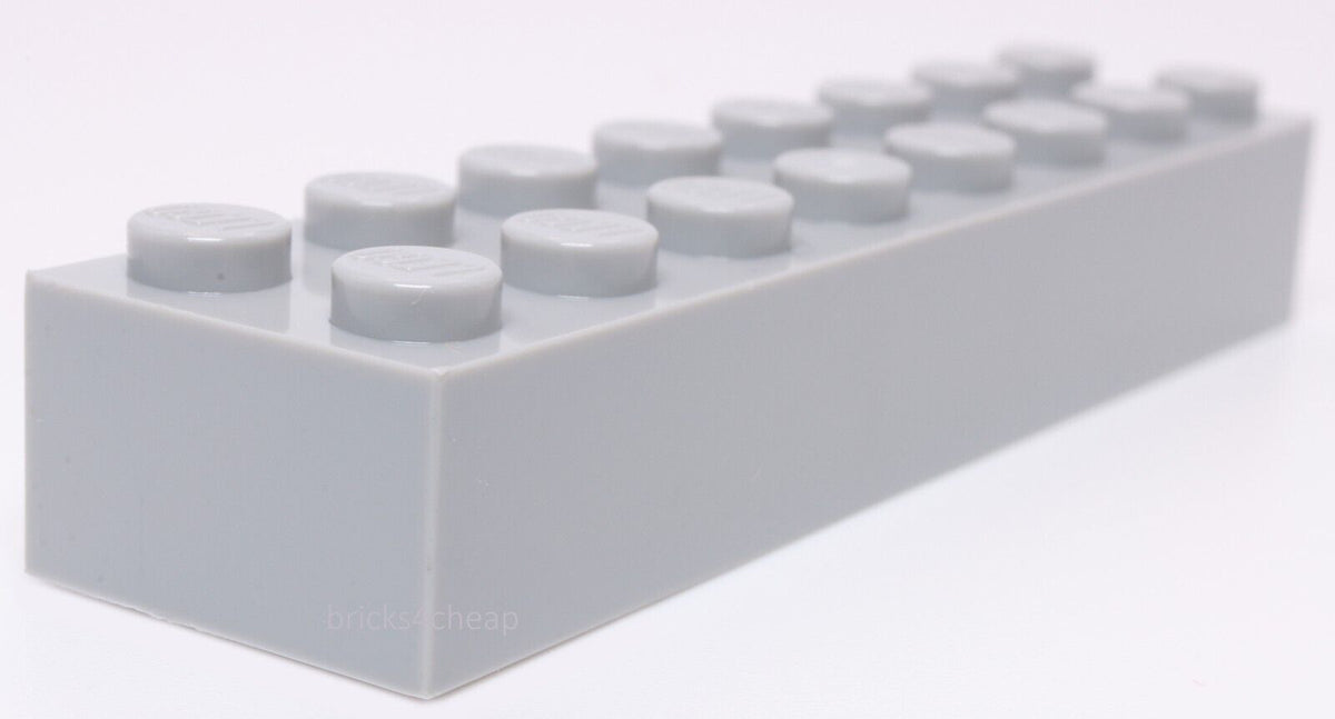 Lego 2x Light Bluish Gray Brick 2 x 8 – Gems In the Attic