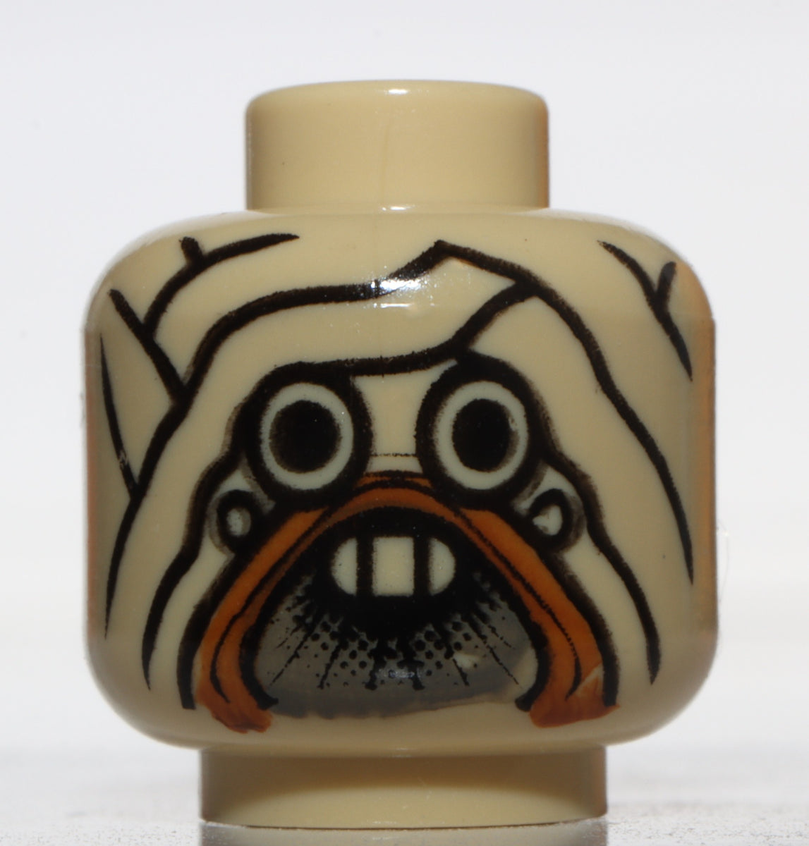 Lego Star Wars Tan Tusken Raider Tan Minifig Head Gems In the Attic