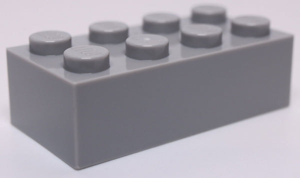 Lego 5x Light Bluish Gray 2 x 4 Brick