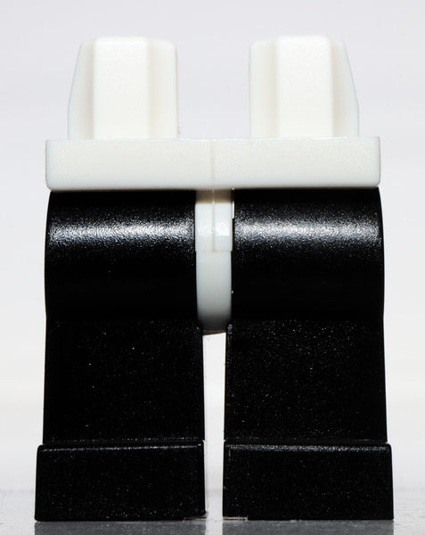 Lego Black Minifig Legs with White Hips