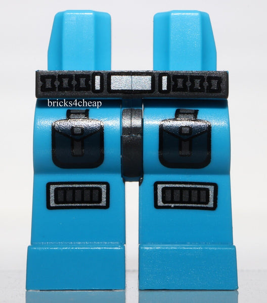 Lego Dark Azure Legs with 2 Pockets and Knee Pads