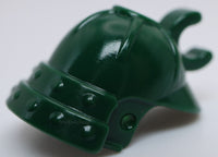 Lego Ninja Dark Green Samurai Helmet with Clip Long Visor