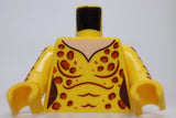 Lego Yellow Female Torso Cheetah Print