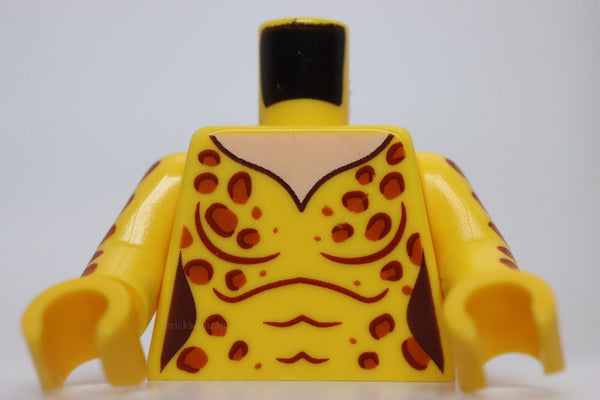 Lego Yellow Female Torso Cheetah Print