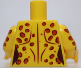 Lego Yellow Female Torso Cheetah Print