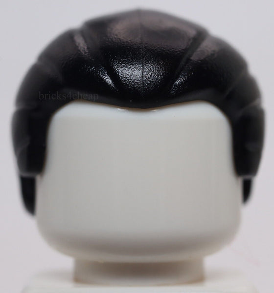 Lego Black Minifig Hair Straight Cut and Short Ponytail