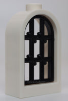 Lego White Window with 1 x 2 x 2 2/3 Twisted Window Pane