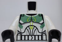 Lego Star Wars Torso Armor Clone Trooper with Sand Green Markings Pattern