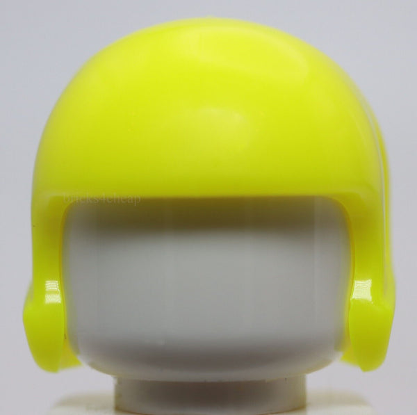 Lego Neon Green Minifig Headgear Helmet Sports Flight Hockey Football