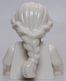 Lego White Minifig Hair Female Ponytail Long French Braided