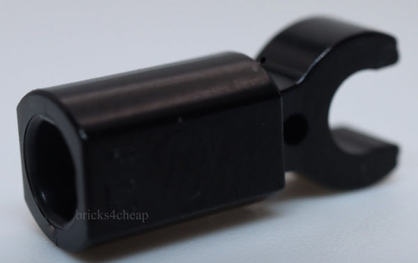 Lego 10x Black Bar Holder with Clip