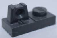 Lego 20x Dark Bluish Gray Hinge Plate 1 x 2 Locking with 1 Finger on Top