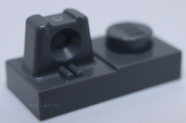 Lego 20x Dark Bluish Gray Hinge Plate 1 x 2 Locking with 1 Finger on Top