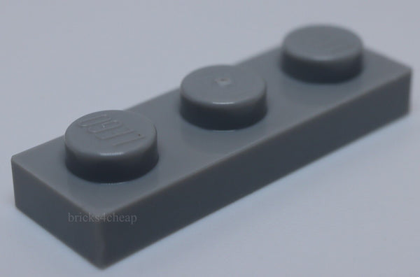 Lego 15x Light Bluish Gray Plate 1 x 3