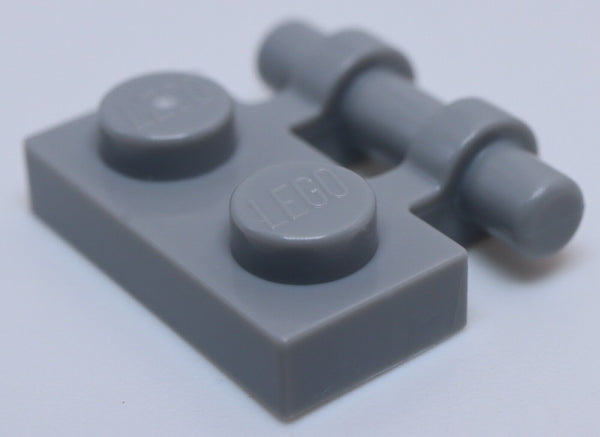 Lego 20x Light Bluish Gray Plate Modified 1 x 2 Bar Handle on Side Free Ends