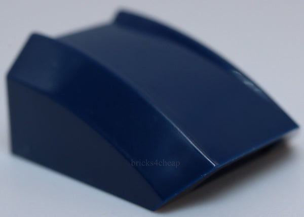 Lego 10x Dark Blue Slope Curved 2 x 2 Lip