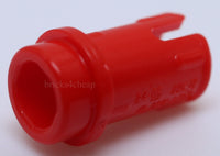 Lego 10x Red Technic Pin 1/2 with Friction Ridges