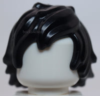 Lego Black Ninjago Minifig Hair Long Bangs Tousled