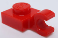 Lego 25x Red Plate Modified 1 x 1 with Horizontal Clip