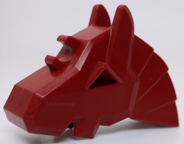 Lego Castle Dark Red Angular Horse Helmet