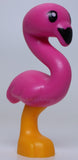 Lego Bright Light Orange Bird Flamingo Dark Pink Body Black Eyes Beak Pattern