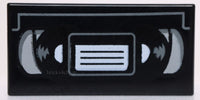 Lego 2x Black Tile Video Cassette VHS Tape