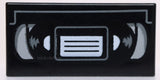 Lego 2x Black Tile Video Cassette VHS Tape