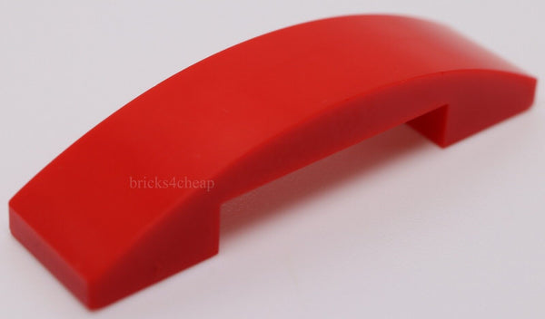 Lego 10x Red Slope Curved Slope Curved 4 x 1 x 2/3 Double