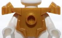 Lego Pearl Gold Armor Breastplate with Shoulder Pads Front Stud and 2 Back Studs