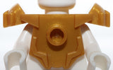 Lego Pearl Gold Armor Breastplate with Shoulder Pads Front Stud and 2 Back Studs