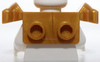 Lego Pearl Gold Armor Breastplate with Shoulder Pads Front Stud and 2 Back Studs